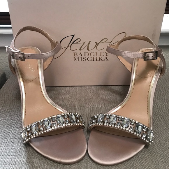 champagne bridal heels